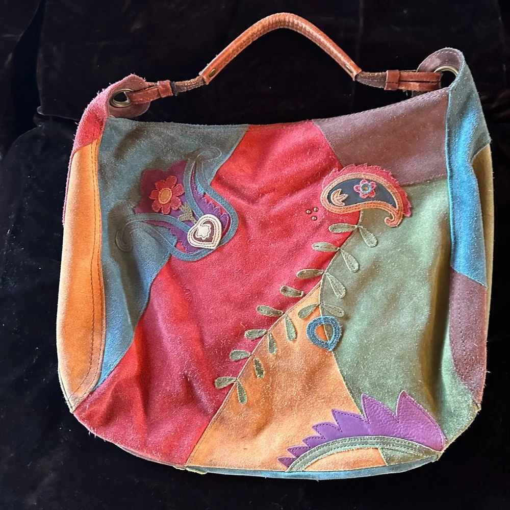 Embroidered Multicolor Women's Bag - Picture 2 of 8